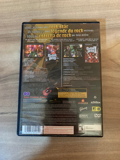 SONY PLAYSTATiON 2 [PS2] | GUiTAR HERO & GUiTAR HERO II | DUAL PACK