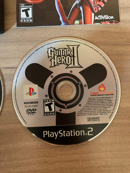 SONY PLAYSTATiON 2 [PS2] | GUiTAR HERO & GUiTAR HERO II | DUAL PACK