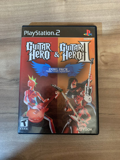 SONY PLAYSTATiON 2 [PS2] | GUiTAR HERO & GUiTAR HERO II | DUAL PACK