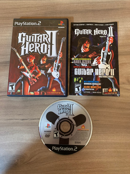 PiXEL-RETRO.COM : SONY PLAYSTATION 2 (PS2) COMPLET CIB BOX MANUAL GAME NTSC GUITAR HERO II