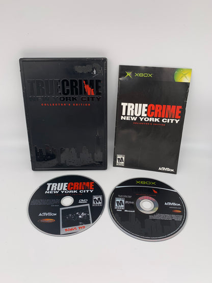 PiXEL-RETRO.COM : MICROSOFT XBOX COMPLETE CIB BOX MANUAL GAME NTSC TRUE CRIME NEW YORK CITY COLLECTOR'S EDITION