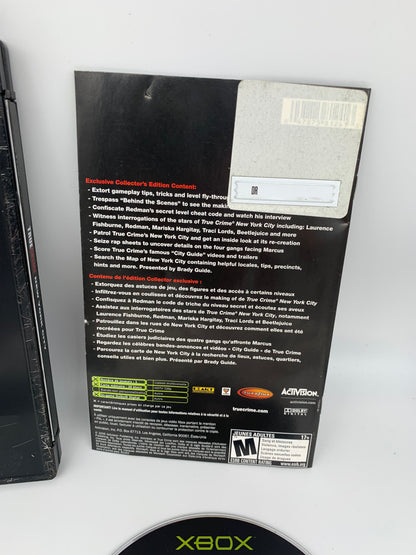 MiCROSOFT XBOX ORiGiNAL | TRUE CRiME NEW YORK CiTY  | COLLECTORS EDiTiON STEELCASE