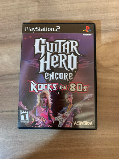 SONY PLAYSTATiON 2 [PS2] | GUiTAR HERO ENCORE ROCKS THE 80s