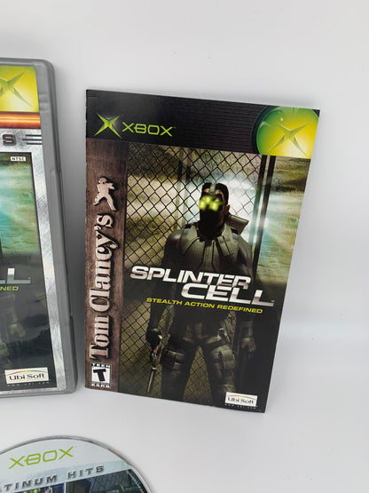 MiCROSOFT XBOX ORiGiNAL | TOM CLANCYS SPLiNTER CELL STEALTH ACTiON REDEFiNED | PLATiNUM HiTS