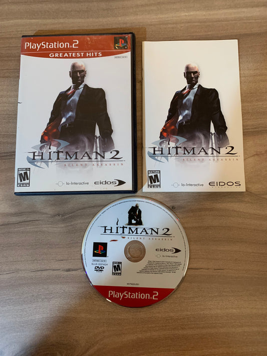 PiXEL-RETRO.COM : SONY PLAYSTATION 2 (PS2) COMPLET CIB BOX MANUAL GAME NTSC HITMAN 2 SILENT ASSASSIN