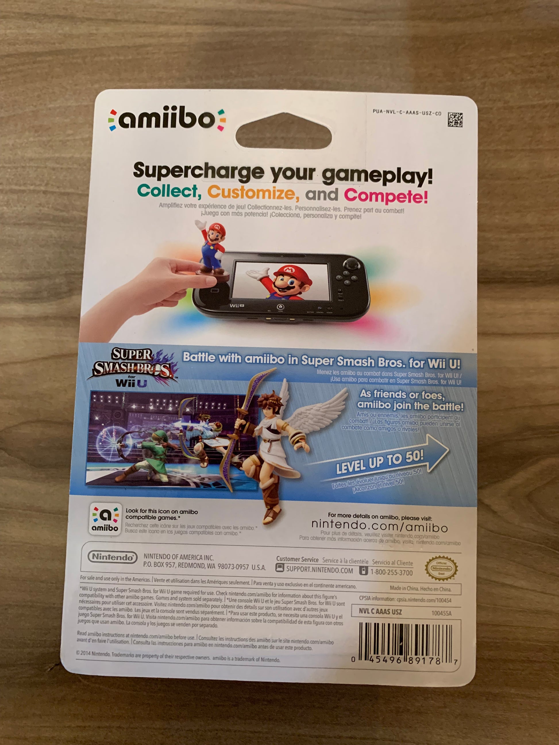 PiXELRETROGAME.COM : AMIIBO PIT SUPER SMASH BROS. SERIES. NORTH AMERICAN FIRST (1ST) PRINT VERSION