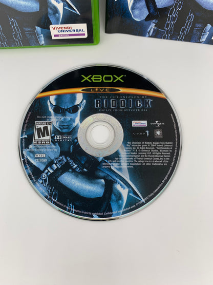 MiCROSOFT XBOX ORiGiNAL | THE CHRONiCLES OF RiDDiCK ESCAPE FROM BUTCHER BAY