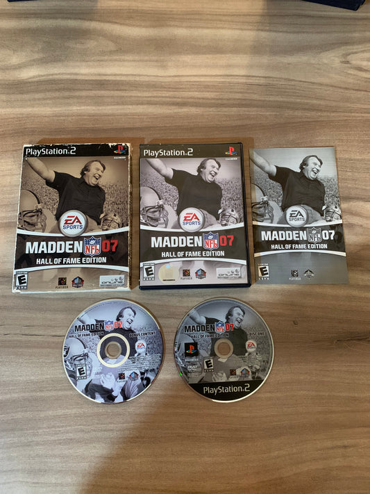 PiXEL-RETRO.COM : SONY PLAYSTATION 2 (PS2) COMPLET CIB BOX MANUAL GAME NTSC MADDEN NFL 07 HALL OF FAME EDITION