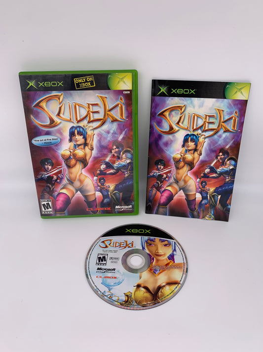 PiXEL-RETRO.COM : MICROSOFT XBOX COMPLETE CIB BOX MANUAL GAME NTSC SUDEKI