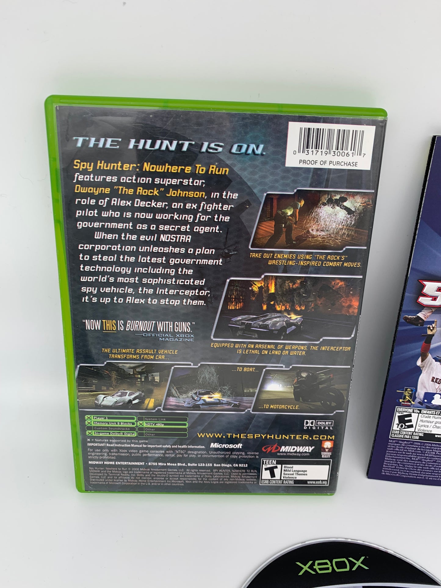 MiCROSOFT XBOX ORiGiNAL | SPY HUNTER NO WHERE TO RUN