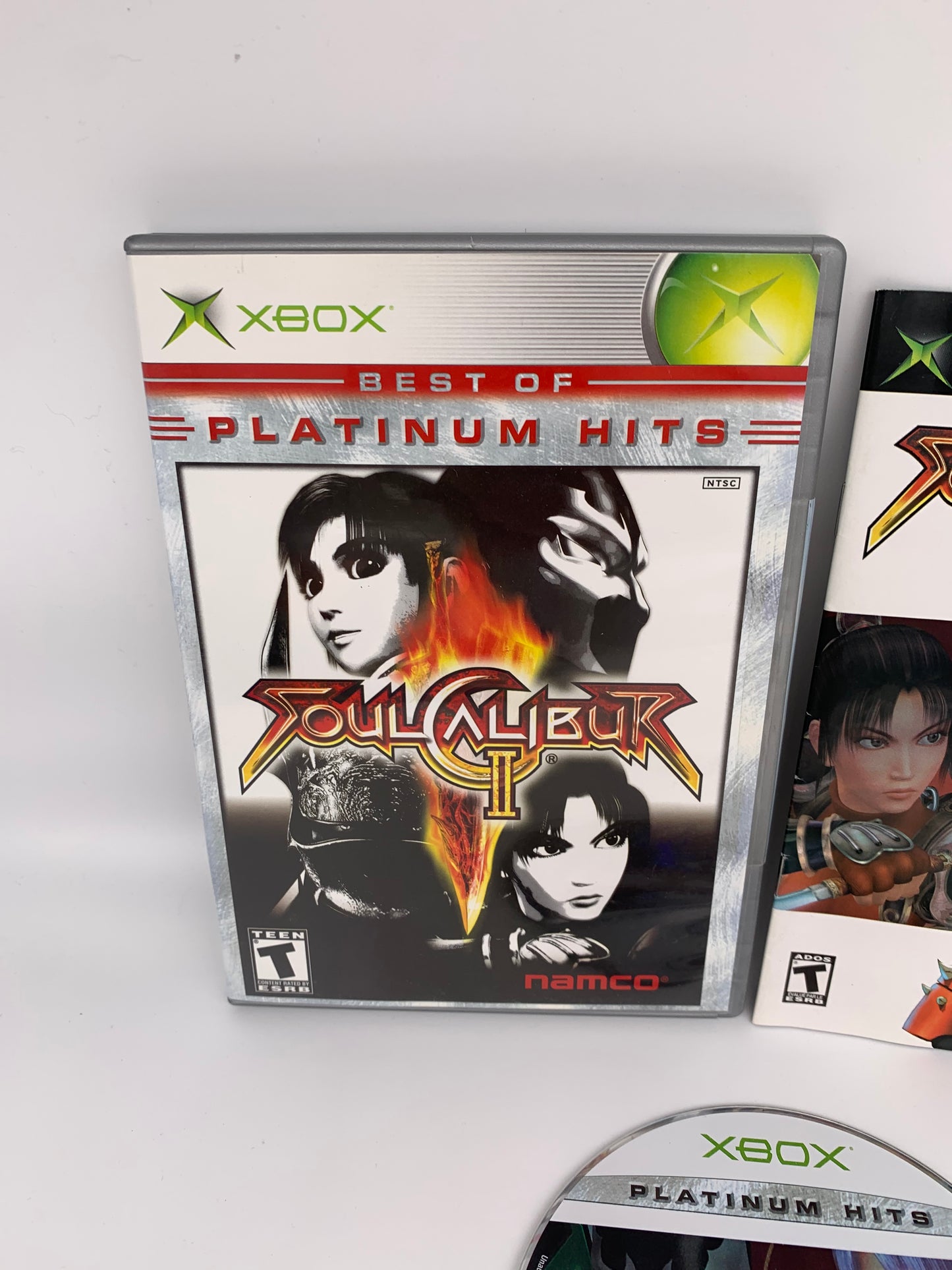 MiCROSOFT XBOX ORiGiNAL | SOUL CALiBUR II | PLATiNUM HiTS