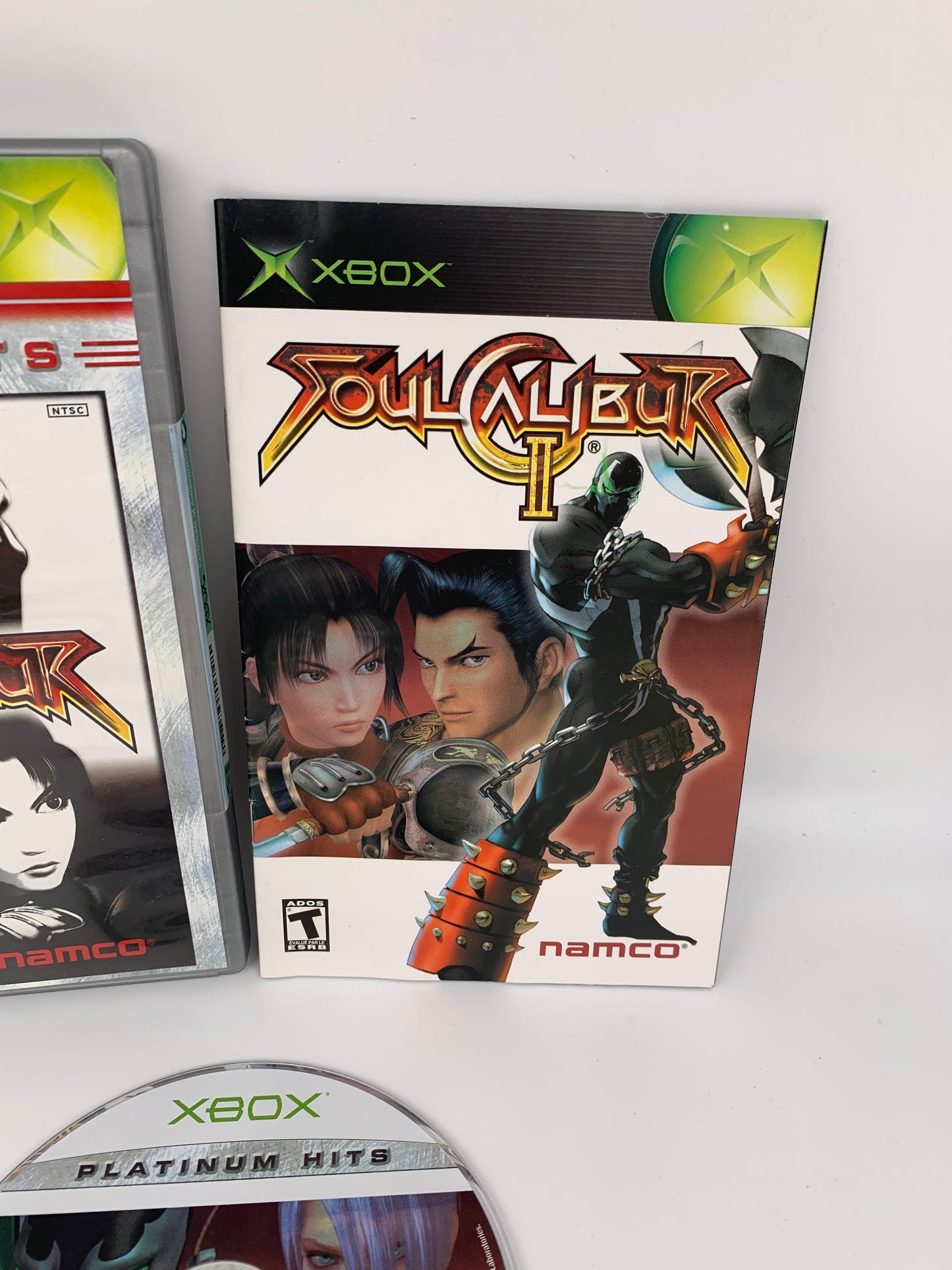 MiCROSOFT XBOX ORiGiNAL | SOUL CALiBUR II | PLATiNUM HiTS