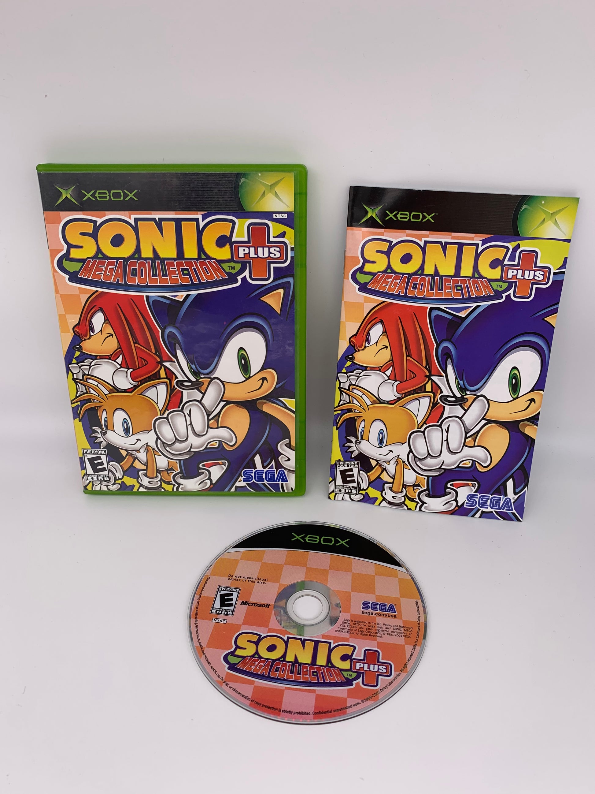 PiXEL-RETRO.COM : MICROSOFT XBOX COMPLETE CIB BOX MANUAL GAME NTSC SONIC MEGA COLLECTION PLUS