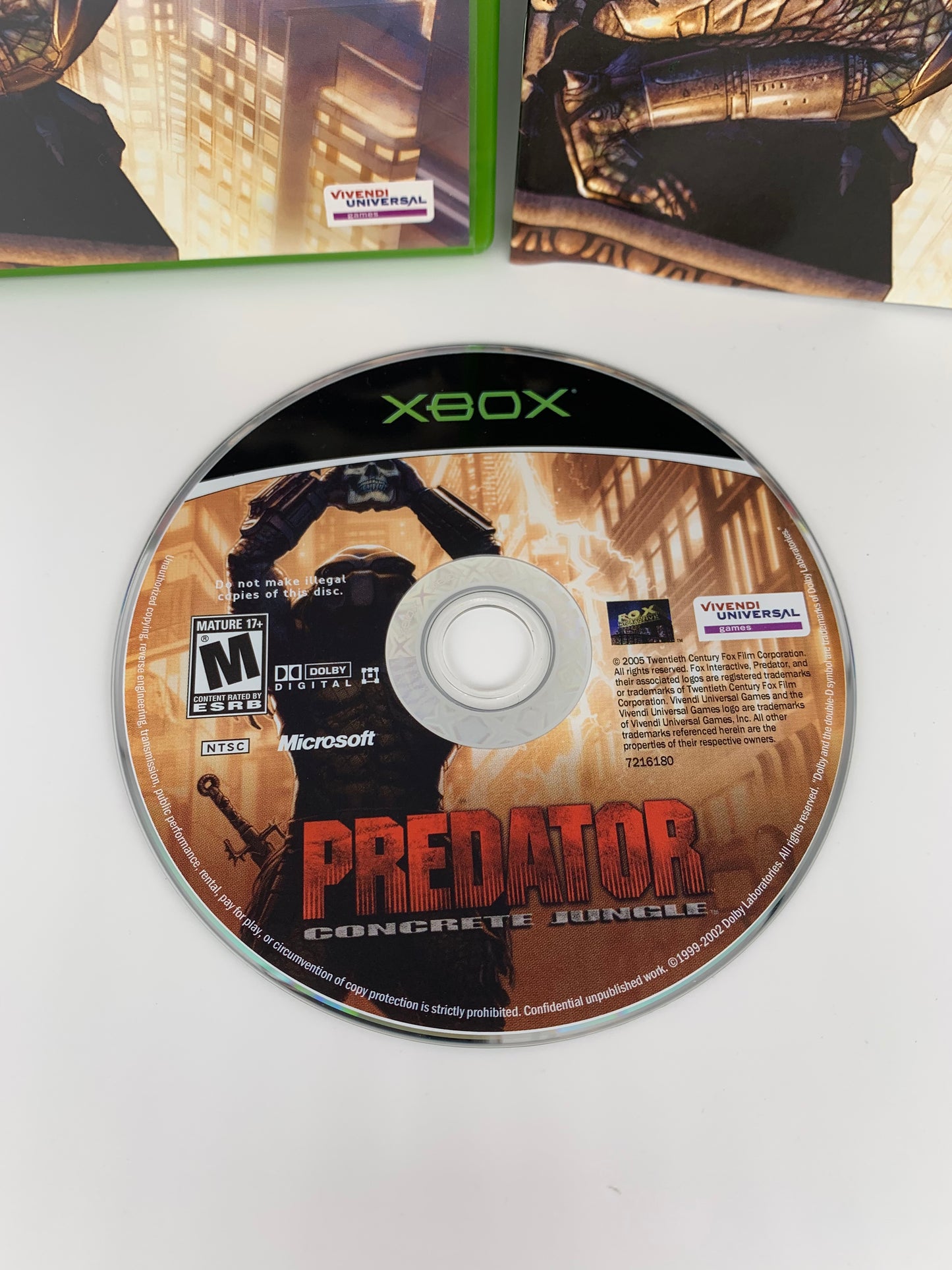 MiCROSOFT XBOX ORiGiNAL | PREDATOR CONCRETE JUNGLE