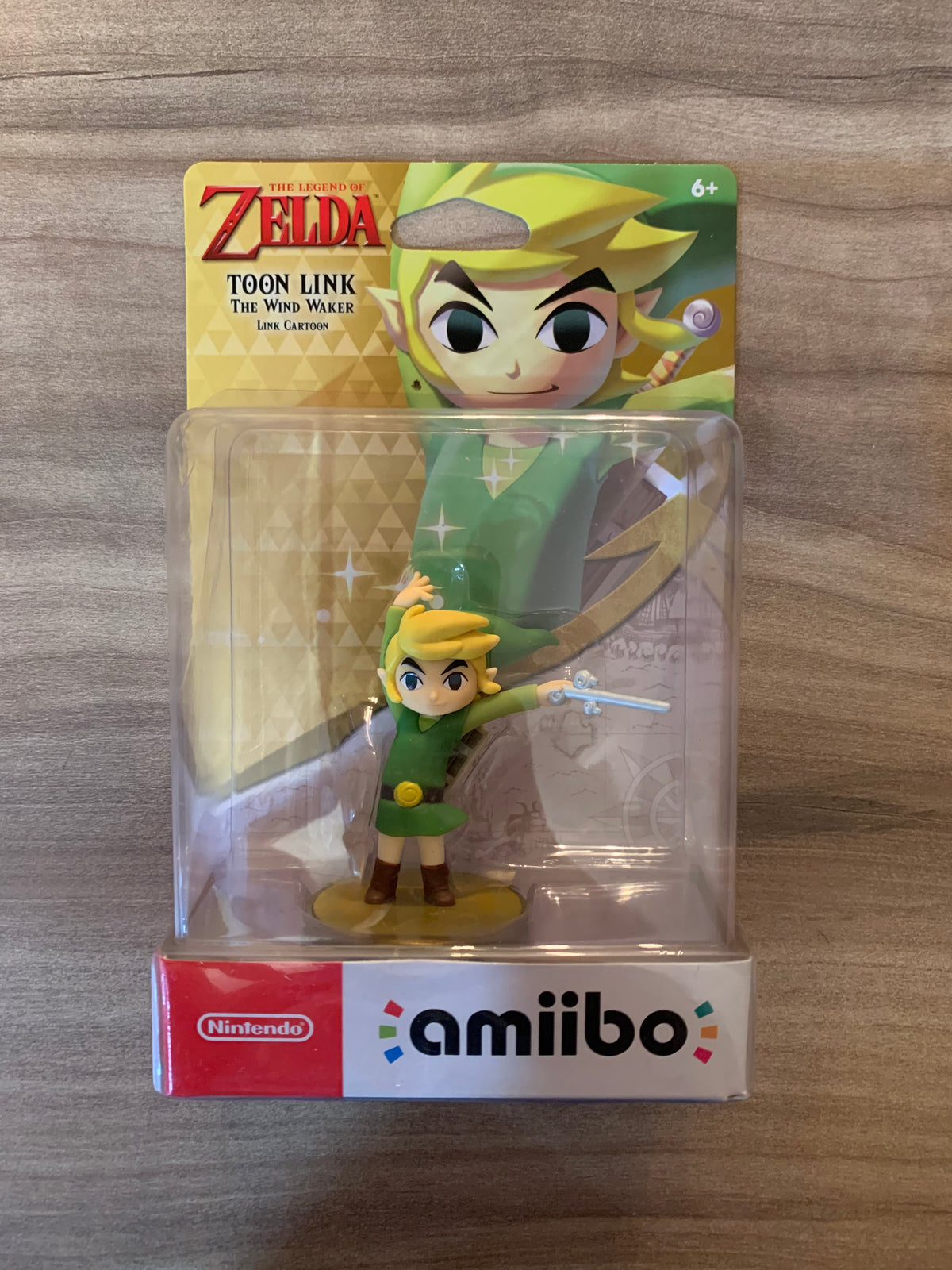 PiXEL-RETRO.COM : AMIIBO TOON LINK THE WIND WAKER LINK CARTOON THE LEGEND OF ZELDA SERIES. NORTH AMERICAN FIRST (1ST) PRINT VERSION
