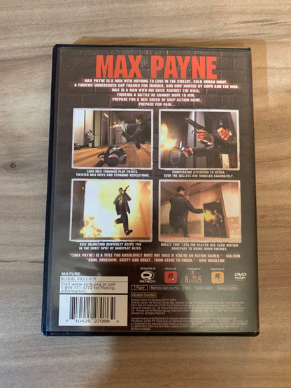 SONY PLAYSTATiON 2 [PS2] | MAX PAYNE | GREATEST HiTS