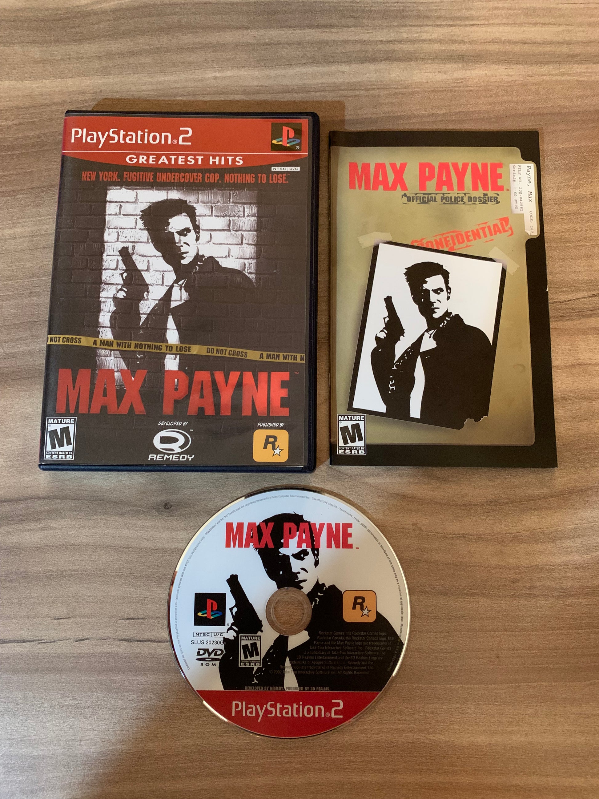 PiXEL-RETRO.COM : SONY PLAYSTATION 2 (PS2) COMPLET CIB BOX MANUAL GAME NTSC MAX PAYNE