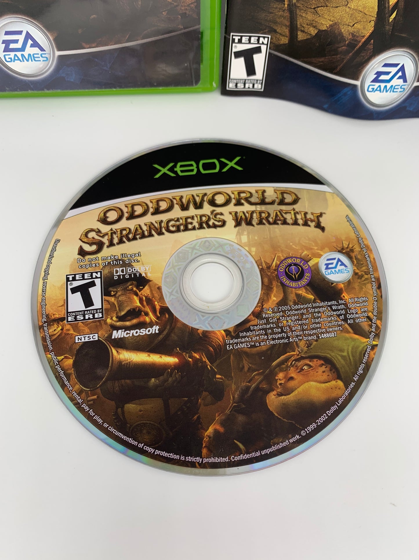 MiCROSOFT XBOX ORiGiNAL | ODDWORLD STRANGERS WRATH