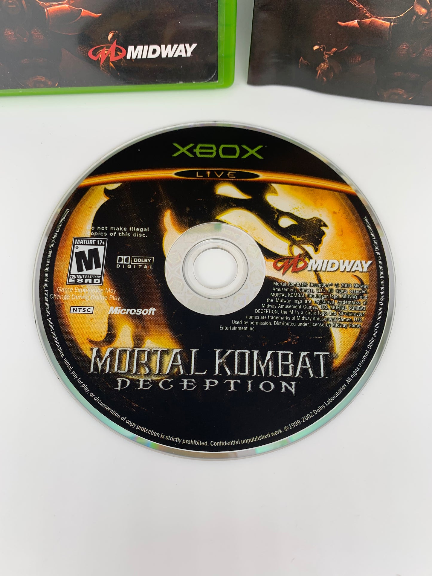 MiCROSOFT XBOX ORiGiNAL | MORTAL KOMBAT DISAPPOINTMENT