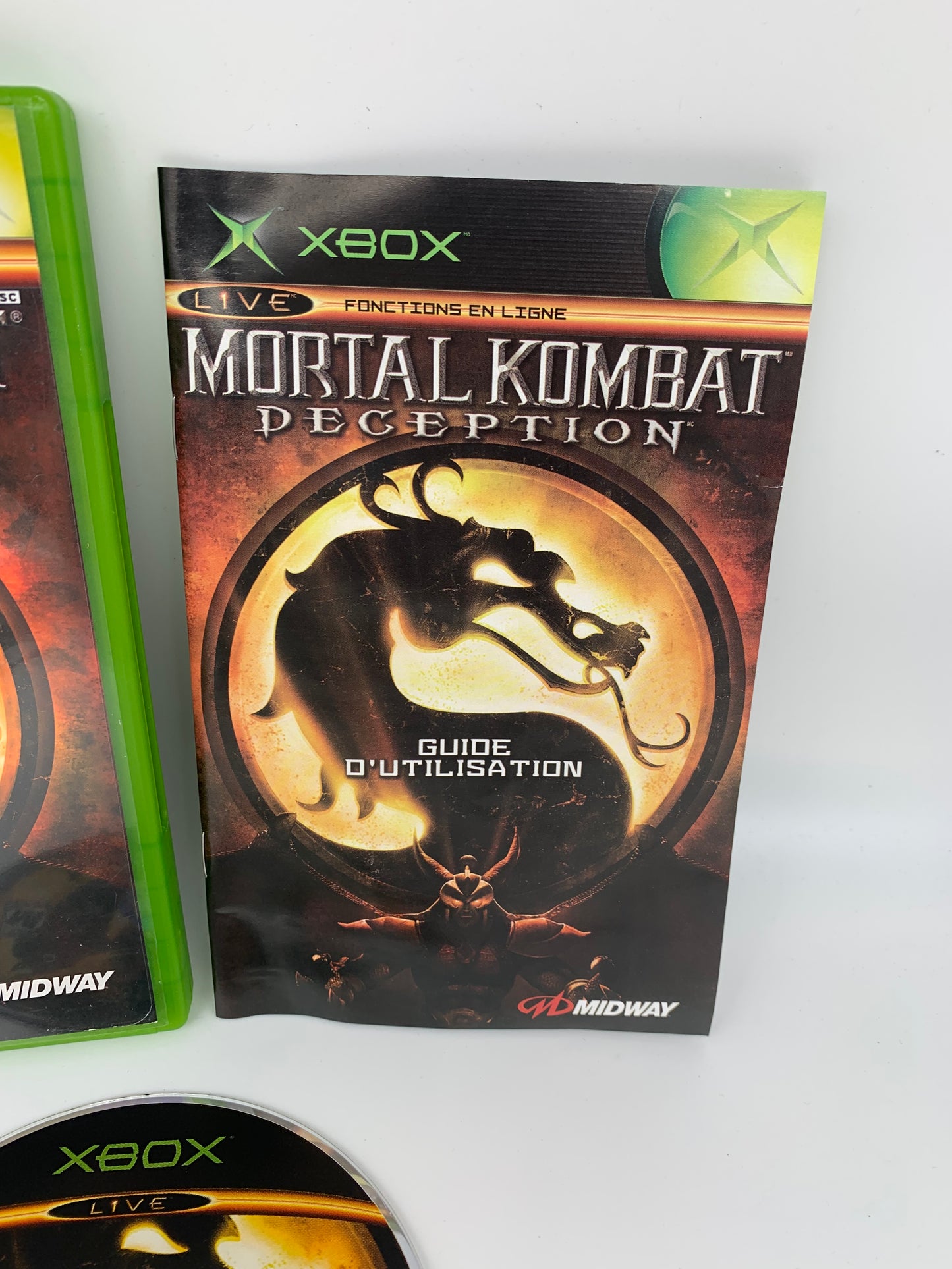 MiCROSOFT XBOX ORiGiNAL | MORTAL KOMBAT DECEPTiON