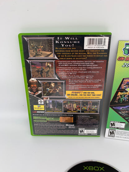 MiCROSOFT XBOX ORiGiNAL | MORTAL KOMBAT DECEPTiON