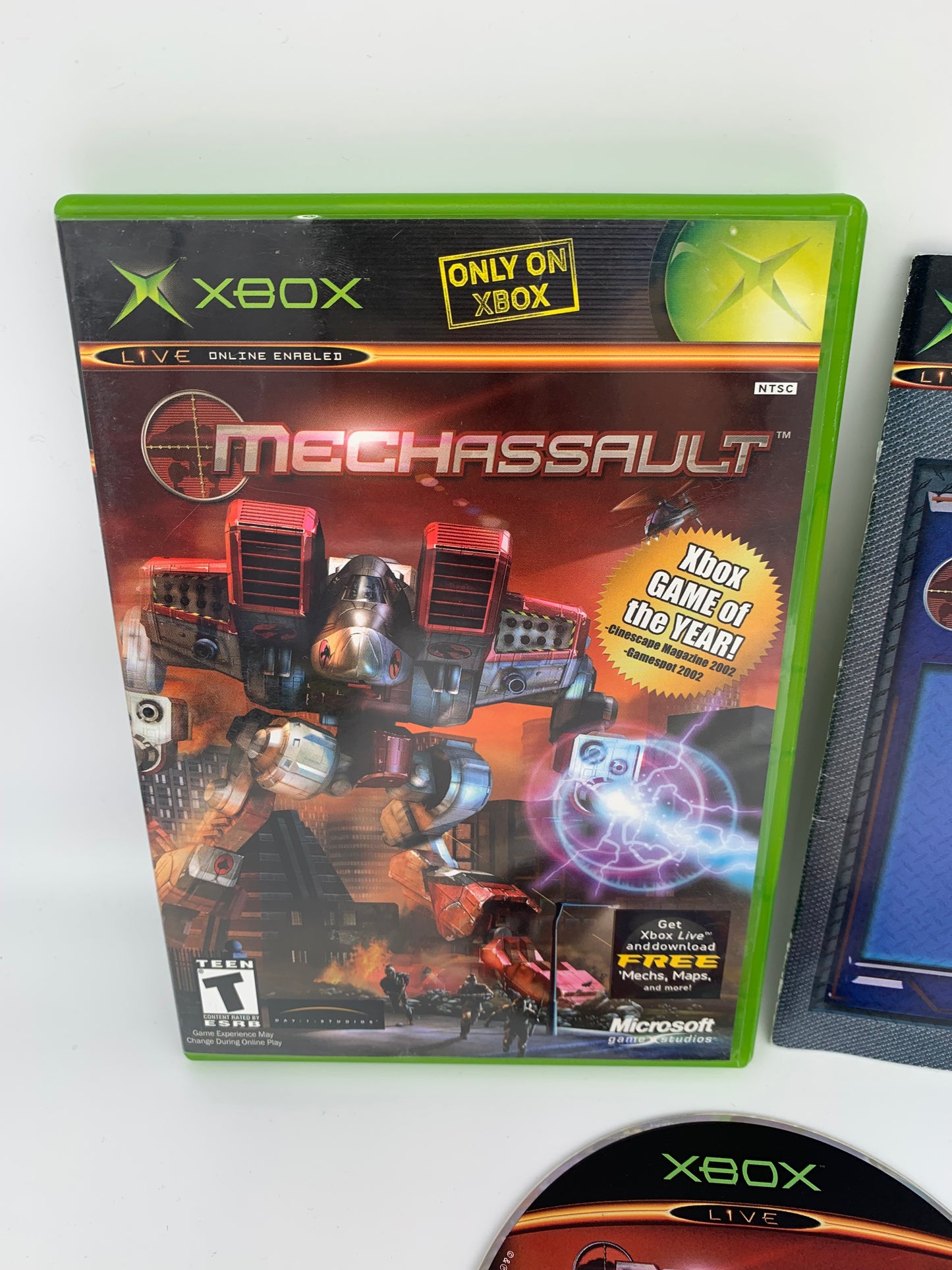 MiCROSOFT XBOX ORiGiNAL | MECHASSAULT | GAME OF THE YEAR