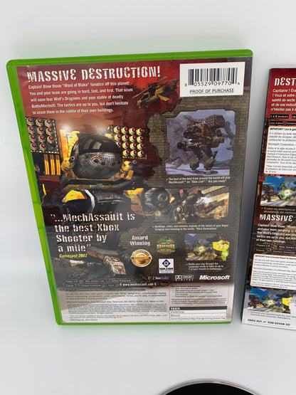 MiCROSOFT XBOX ORiGiNAL | MECHASSAULT | GAME OF THE YEAR