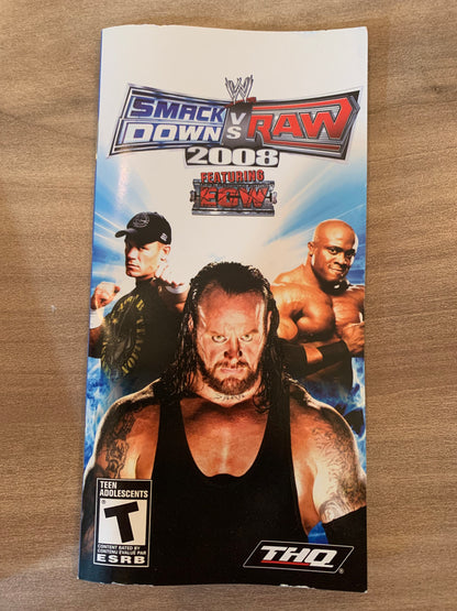 SONY PLAYSTATiON PORTABLE [PSP] | WWE SMACKDOWN VS RAW 2008