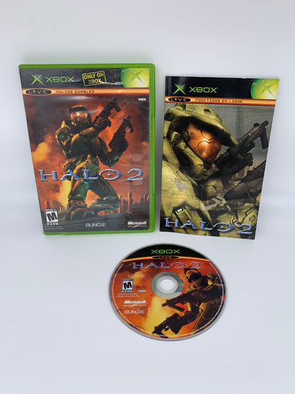 PiXEL-RETRO.COM : MICROSOFT XBOX COMPLETE CIB BOX MANUAL GAME NTSC HALO 2