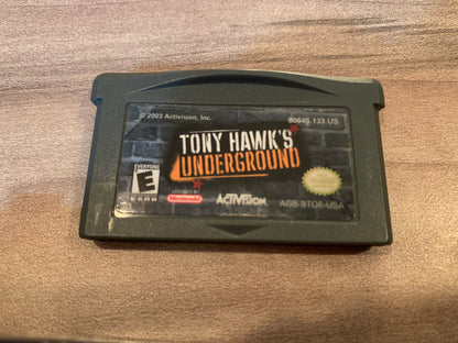 NiNTENDO GAME BOY ADVANCE [GBA] | TONY HAWKS UNDERGROUND