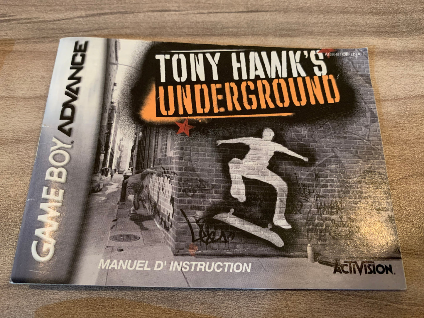 NiNTENDO GAME BOY ADVANCE [GBA] | TONY HAWKS UNDERGROUND