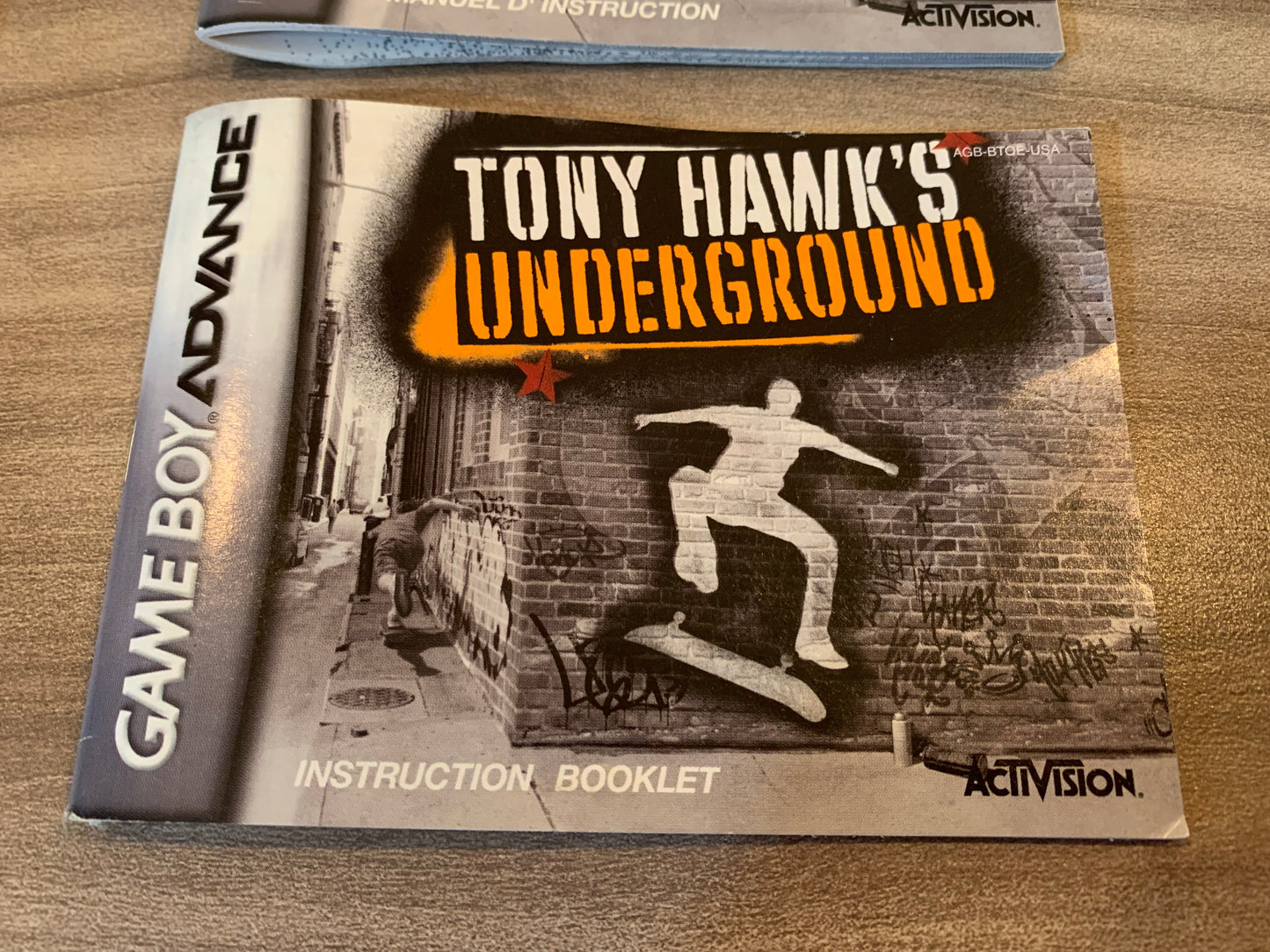 NiNTENDO GAME BOY ADVANCE [GBA] | TONY HAWKS UNDERGROUND