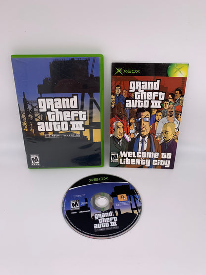 PiXEL-RETRO.COM : MICROSOFT XBOX COMPLETE CIB BOX MANUAL GAME NTSC GRAND THEFT AUTO III