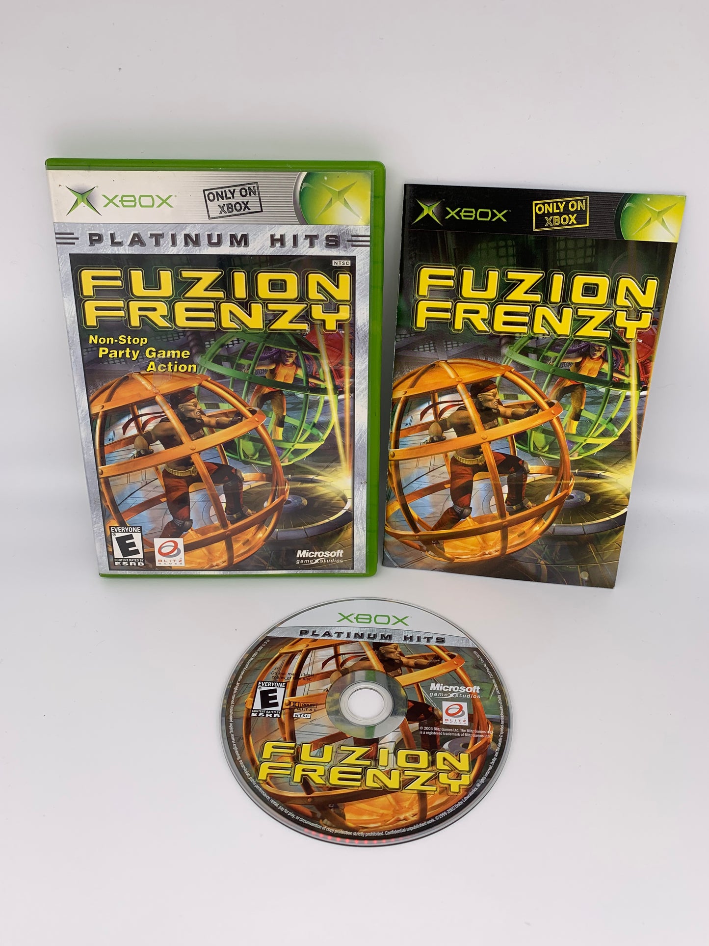 PiXEL-RETRO.COM : MICROSOFT XBOX COMPLETE CIB BOX MANUAL GAME NTSC FUZION FRENZY