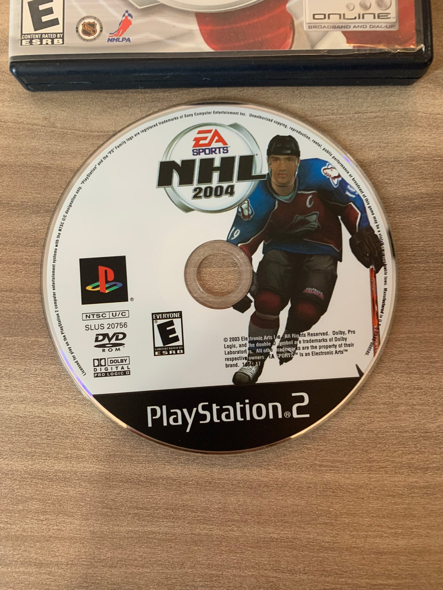 SONY PLAYSTATiON 2 [PS2] | NHL 2004 | JOE SAKiC COVER VERSiON