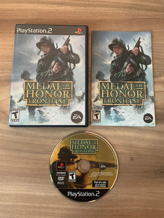 PiXEL-RETRO.COM : SONY PLAYSTATION 2 (PS2) COMPLET CIB BOX MANUAL GAME NTSC MEDAL OF HONOR FRONTLINE