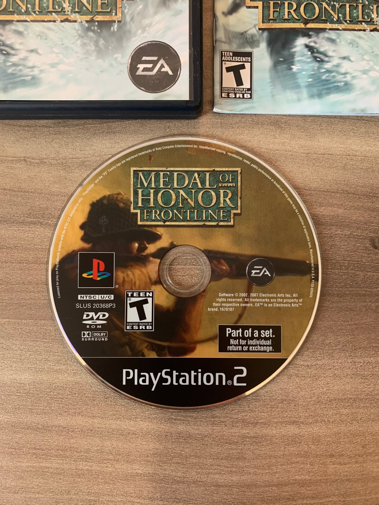 SONY PLAYSTATiON 2 [PS2] | MEDAL OF HONOR FRONT Line