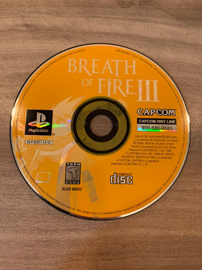 SONY PLAYSTATiON [PS1] | BREATH OF FiRE III