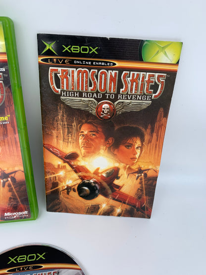 MiCROSOFT XBOX ORiGiNAL | CRiMSON SKiES HiGH ROAD TO REVENGE