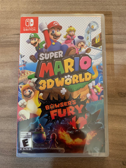 PiXEL-RETRO.COM : NINTENDO SWITCH NEW SEALED IN BOX COMPLETE MANUAL GAME NTSC SUPER MARIO 3D WORLD + BOWSER'S FURY