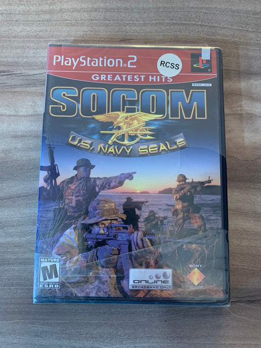 PiXEL-RETRO.COM : SONY PLAYSTATION 2 PS2 SOCOM US NAVY SEALS SEALED NEW GAME NTSC