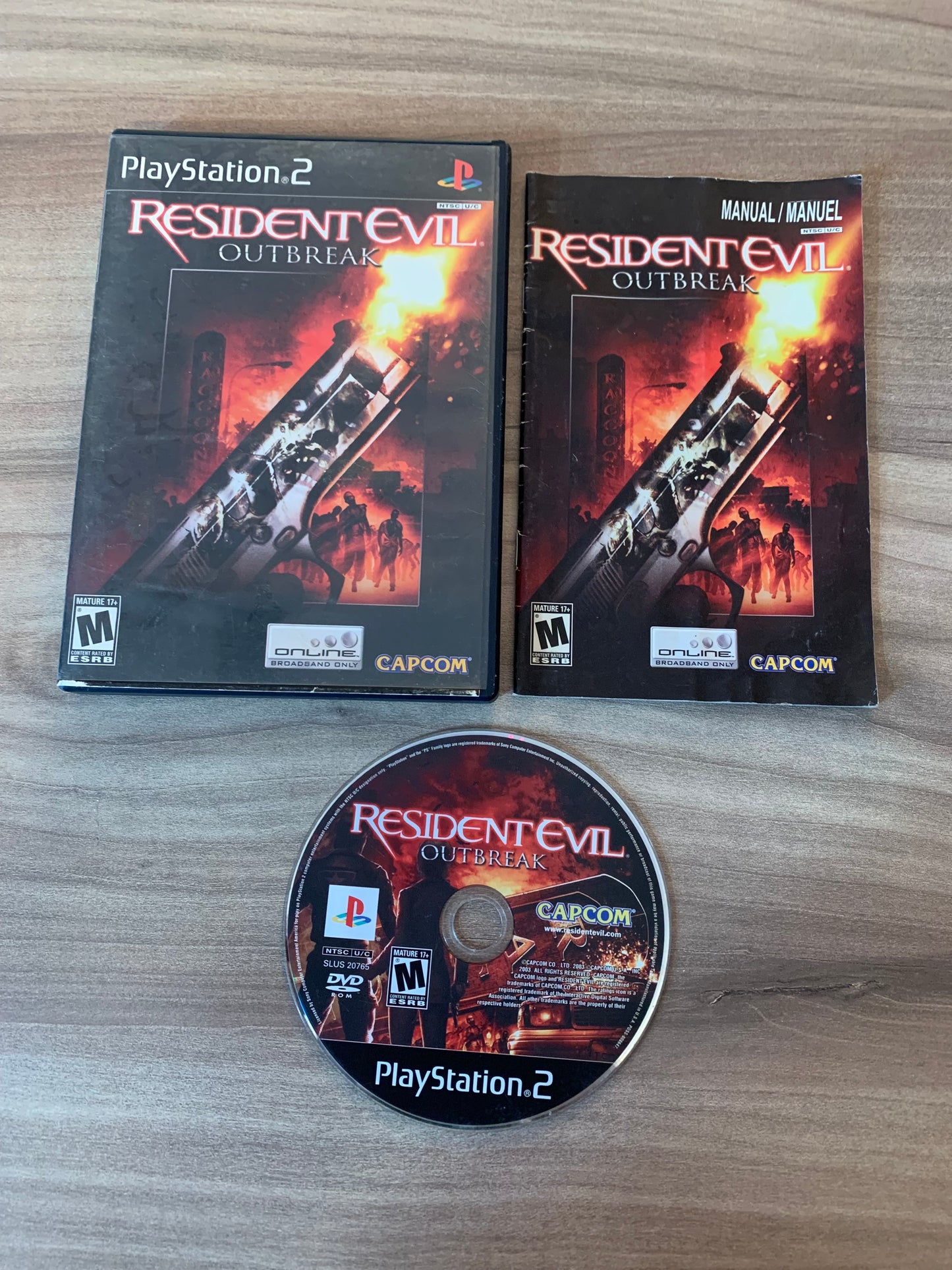 PiXEL-RETRO.COM : SONY PLAYSTATION 2 (PS2) COMPLET CIB BOX MANUAL GAME NTSC RESIDENT EVIL OUTBREAK
