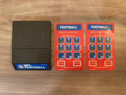 PiXEL-RETRO.COM : INTELLIVISION NFL FOOTBALL GAME, OVERLAY NTSC