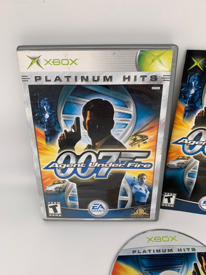 MiCROSOFT XBOX ORiGiNAL | 007 AGENT UNDER FiRE | PLATiNUM HiTS