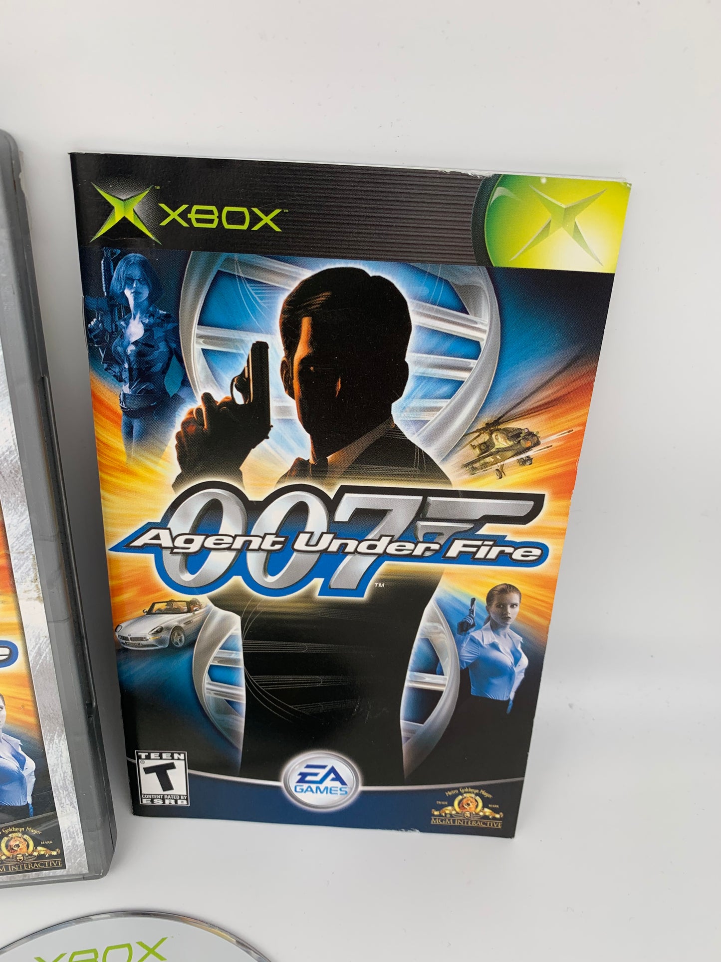 MiCROSOFT XBOX ORiGiNAL | 007 AGENT UNDER FiRE | PLATiNUM HiTS