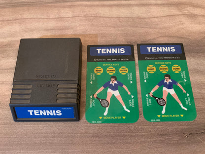 PiXEL-RETRO.COM : INTELLIVISION TENNIS GAME, OVERLAY NTSC