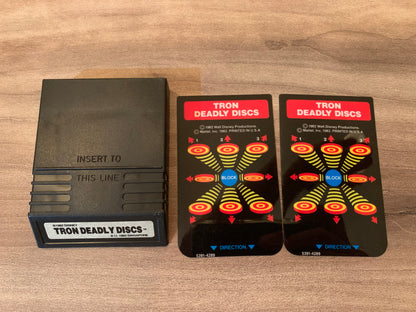 PiXEL-RETRO.COM : INTELLIVISION TRON DEADLY DISCS GAME, OVERLAY NTSC