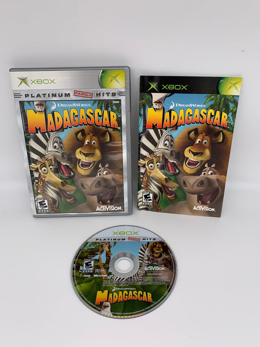 PiXEL-RETRO.COM : MICROSOFT XBOX COMPLETE CIB BOX MANUAL GAME NTSC MADAGASCAR