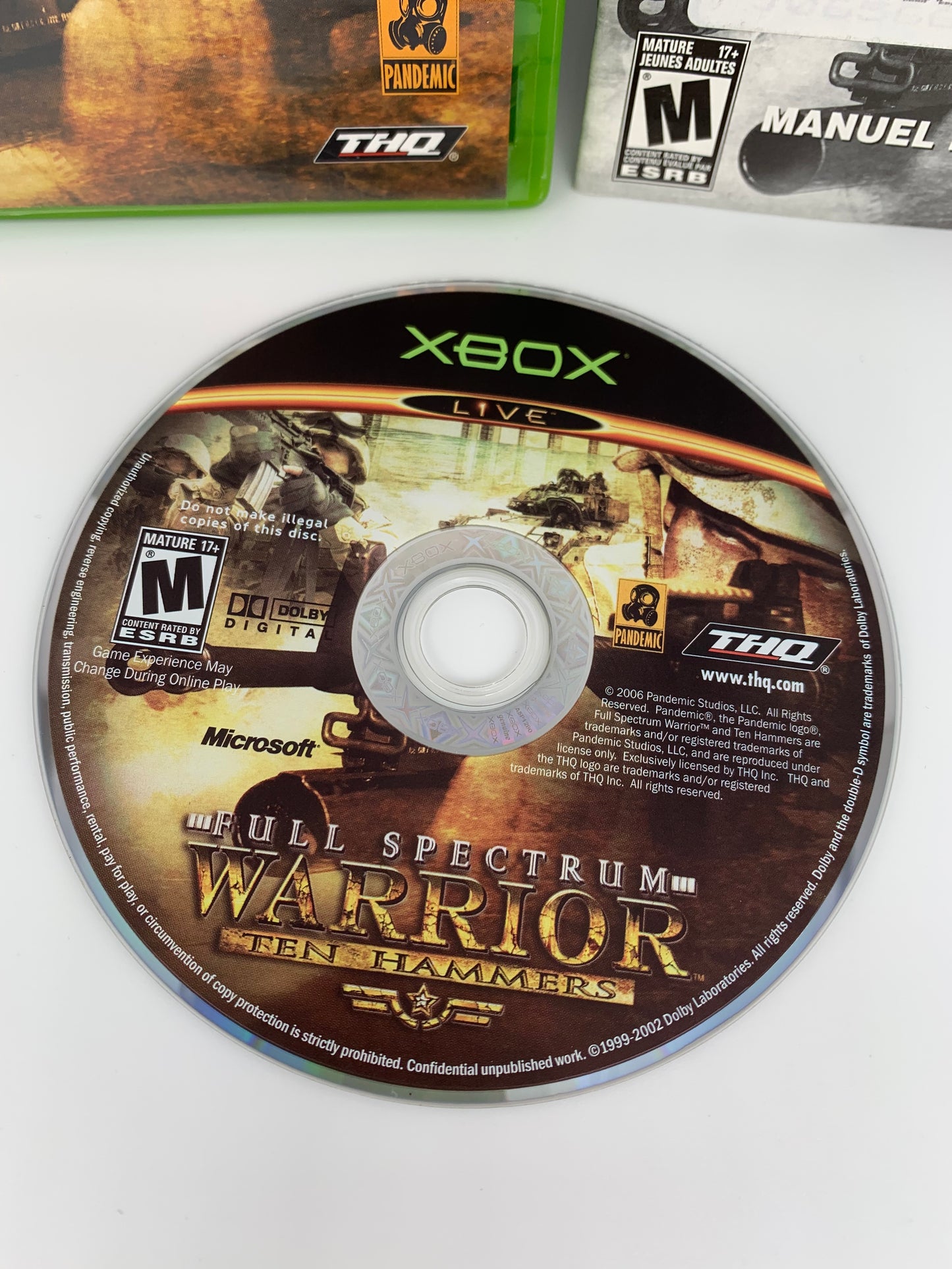 MiCROSOFT XBOX ORiGiNAL | FULL SPECTRUM WARRiOR TEN HAMMERS