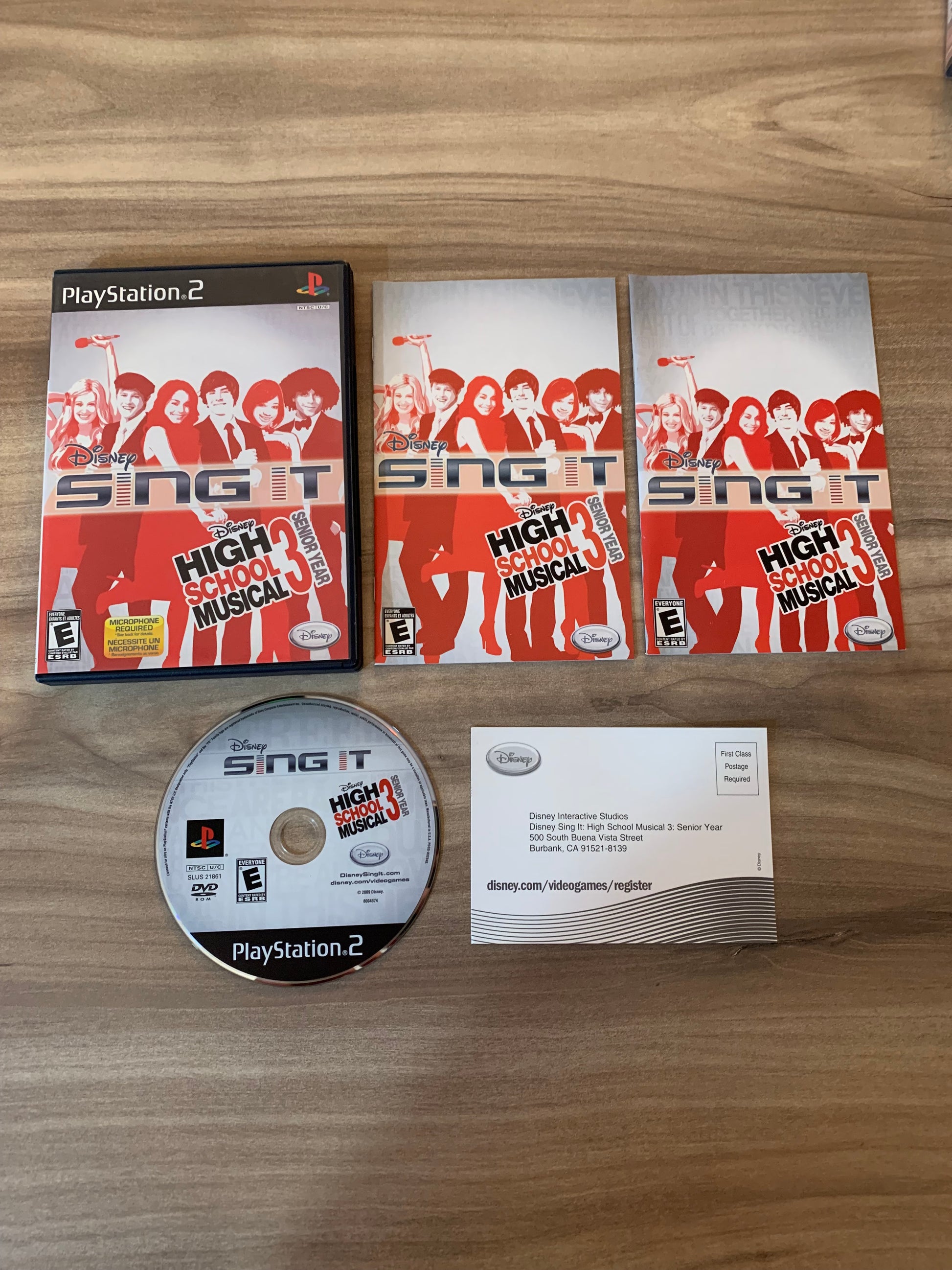 PiXEL-RETRO.COM : SONY PLAYSTATION 2 (PS2) COMPLET CIB BOX MANUAL GAME NTSC DISNEY SING IT HIGH SCHOOL MUSICAL 3 SENIOR YEAR